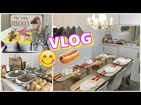 VLOG RECEBENDO EM CASA NOITE DO HOTDOG | #PahRecebe | PALOMA SOARES