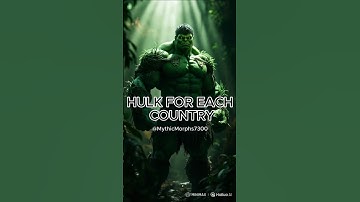 HULK FOR EACH COUNTRY #ai #history #country #leonardoai #edit #aiart #midjourney