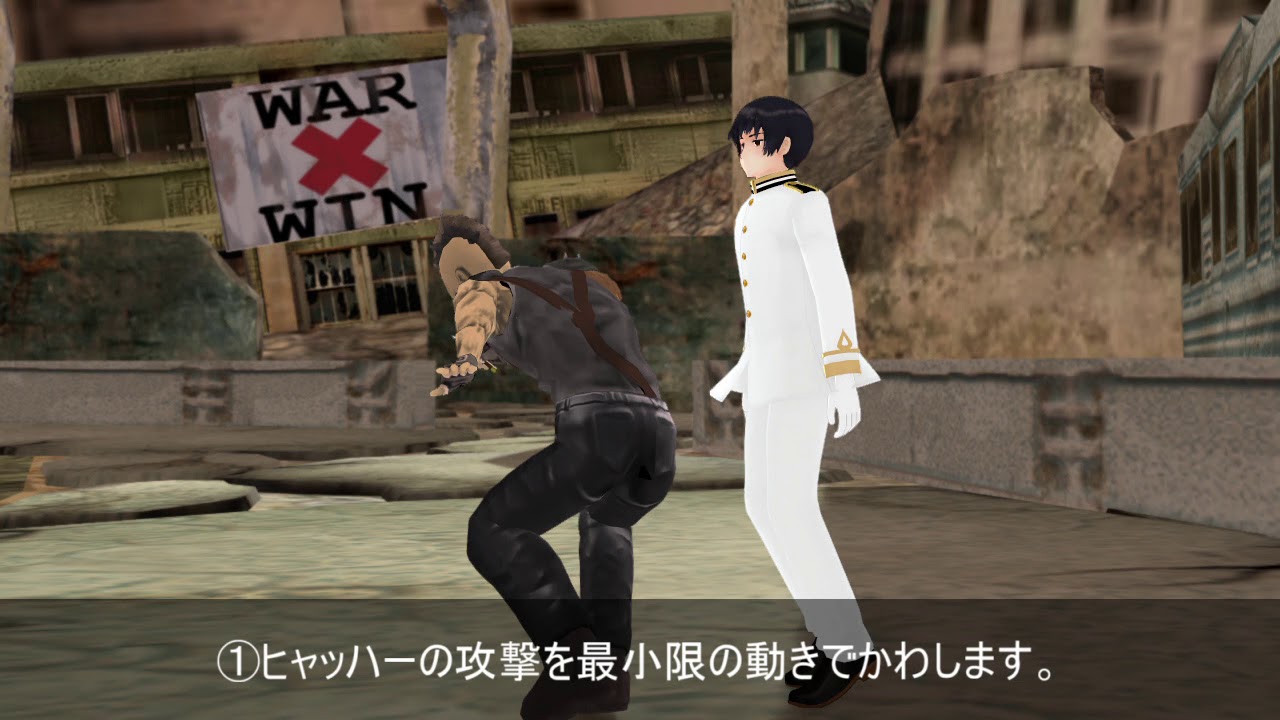 【APヘタリアMMD】ヒャッハーがお爺ちゃんにナイフを突きつける