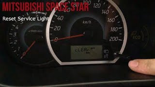 ubetalt prøve Aftale Mitsubishi Space Star Reset Service Light - YouTube