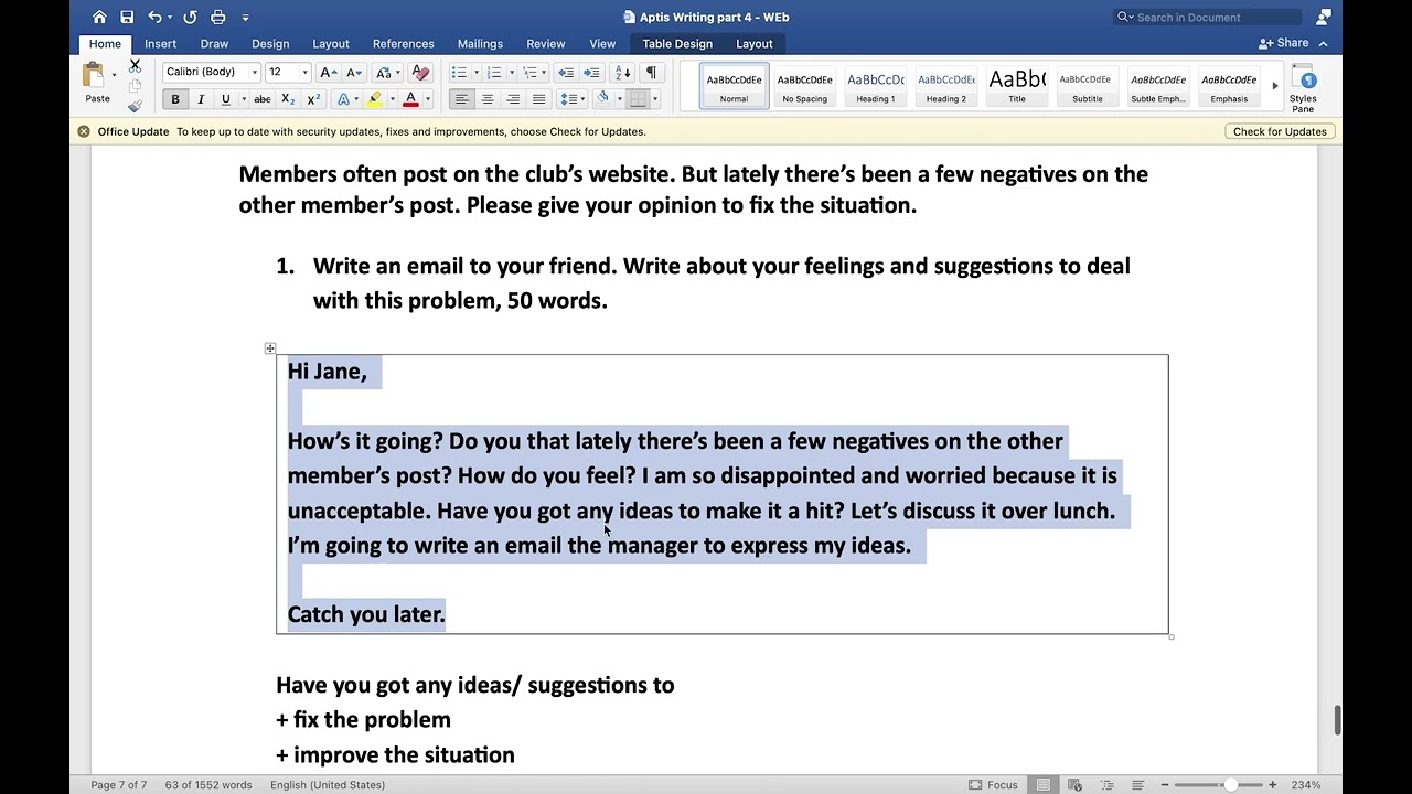 Aptis Writing Part 4: Technology Club - Đề mới thi 9/4/24 - Ms Mai Hien hướng dẫn