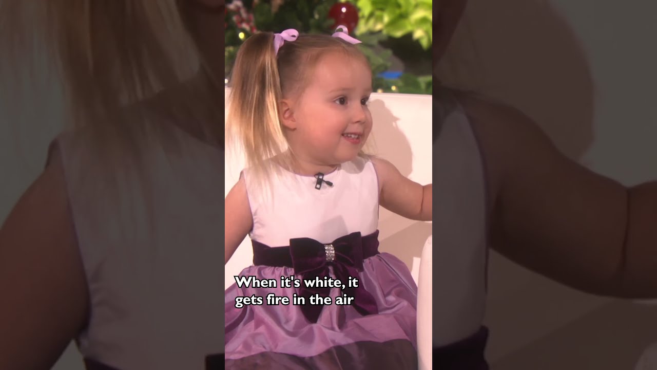Cute 3 Year Old Periodic Table Expert Brielle Names Elements For Ellen Part 