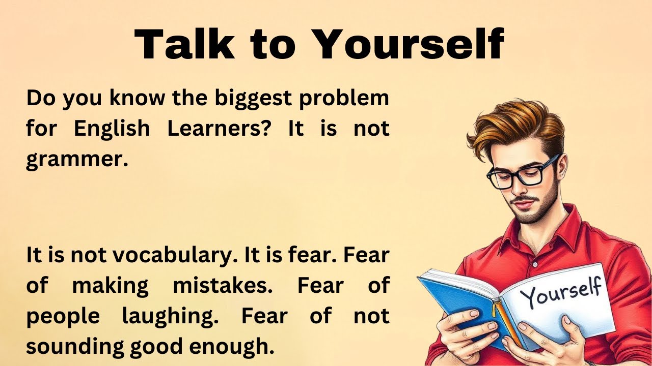 Talk to Yourself || Daily Learn English || Improve Your English Learning || Listen and Practice