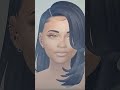 ✨ Sims FreePlay Baddie Face + Sleek Side Part Hair 💋#sims4 #sims4cas #sims4mods