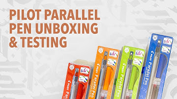 Pilot Parallel Calligraphy Pen Set Unboxing and Review