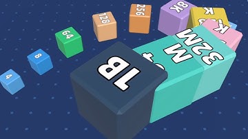 Cube 2048.io Game 🎲 A NEW GAME  🎲 CUBES SNAKE 2048.io Gameplay