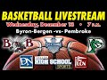 Sec v boys basketball byronbergen vs pembroke  dec 12 2023