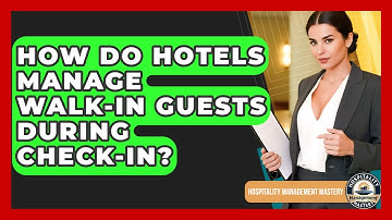How Do Hotels Manage Walk-in Guests During Check-in? - Hospitality Management Mastery