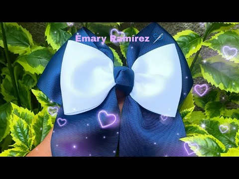 HOW TO MAKE AN EASY AND QUICK SCHOOL HAIR BOW / HOW TO MAKE HAIR BOWS FOR GIRLS