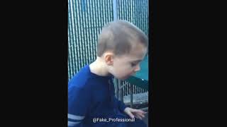 Kid drops his ice cream (Meme) @FakeProfessional