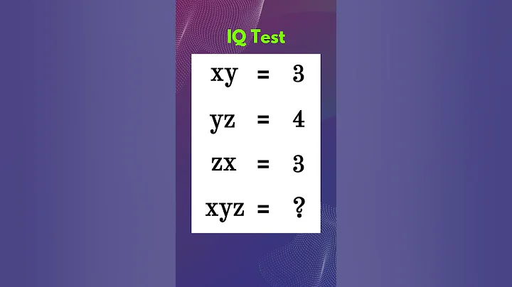 Logical IQ Question | #maths #mathstricks #iqtest #brainteaser #mathchallenge
