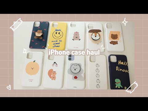 아이폰 케이스 하울 5탄 / 아이폰 케이스 + 에어팟 케이스 + 스마트톡 30종 하울영상 | iPhone case haul (iphone5~iphone11) | 모모케이스
