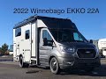 2022 Winnebago Ekko 22A