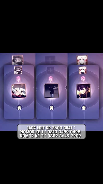 PRESET ML AKU GAK MAU SELAIN KAMU SAYANGKU COLLAB BER 3 JJ X LIRIK 😍🤙