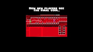 How new players see the Stereo madness coin... #geometrydash #gdupdate #geometrydash22 #gd #gd2025