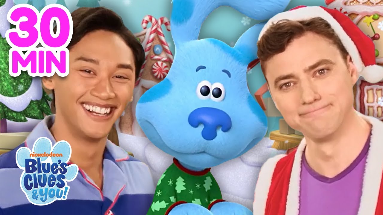 ⁣Blue's Winter Snow Globe Skidoo With Joe! 30 Minute Compilation | Blue's Clues & You!