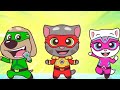 Hungry Vacuum Cleaner | Talking Tom Heroes | Cartoons for Kids | WildBrain Superheroes