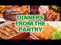 How I cook BUDGET Dinners from the Pantry WITH ZERO $$$$ | Freezer and Pantry Challenge Meals