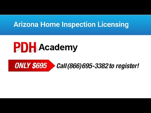 Arizona Home Inspection Training Demo Video PDH Academy