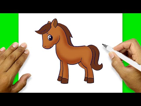 How To Draw A Horse Head | Horse Drawing Simple