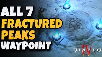 All 7 Fractured Peaks Waypoints Location | Diablo 4