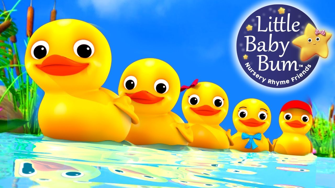 Download Numbers Song | Counting Five Little Ducks | Nursery Rhymes ...