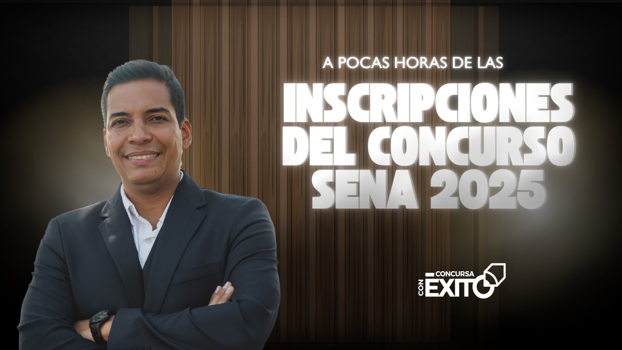 A pocas horas de las inscripciones del concurso SENA 2025: ¡prepárate ...