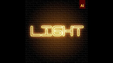 Neon Glow Text Effect in Adobe Illustrator
