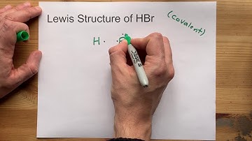 Draw the Lewis Structure of HBr (hydrogen bromide)