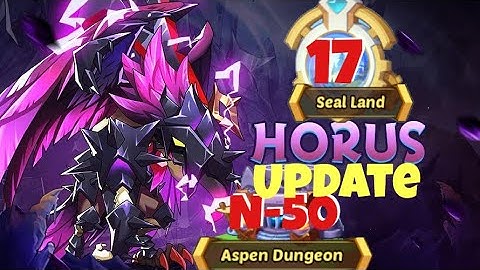 Idle Heroes: Solo Horus Seal Land 17 • Aspen Dungeon Lucky Run Breaking Nightmare 50