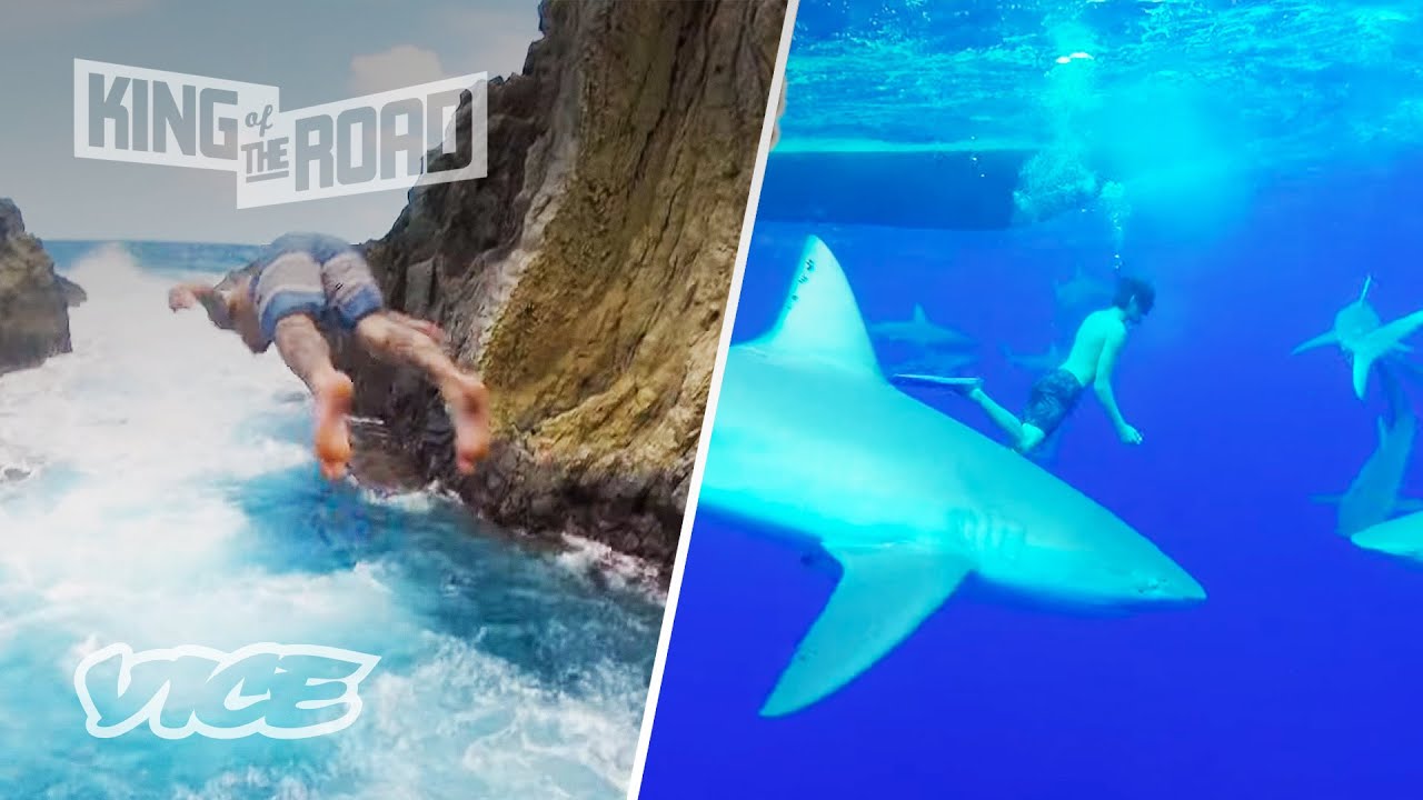 Swimming with Sharks and Cliff Jumping in Hawaii - King of the Road Season 2 Episode 9