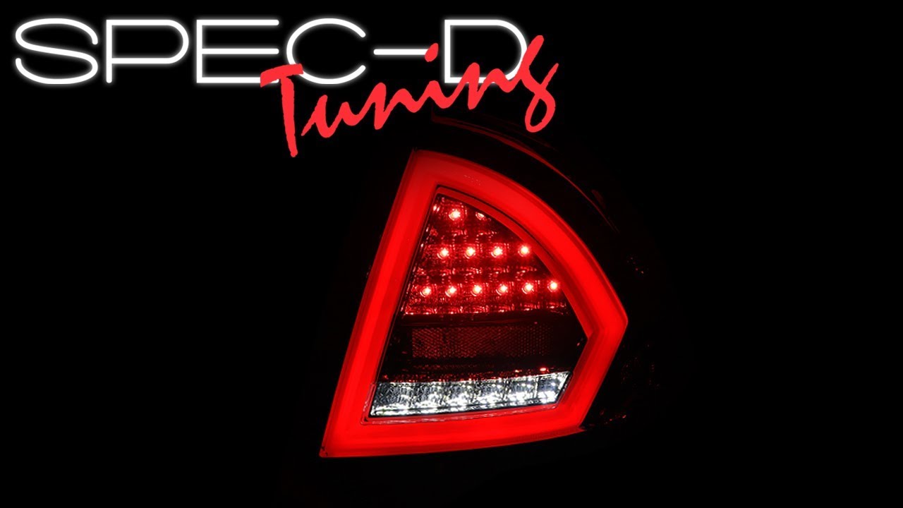 SPECDTUNING DEMO VIDEO 20102012 FORD FUSION LED NEON TUBE TAILLIGHTS