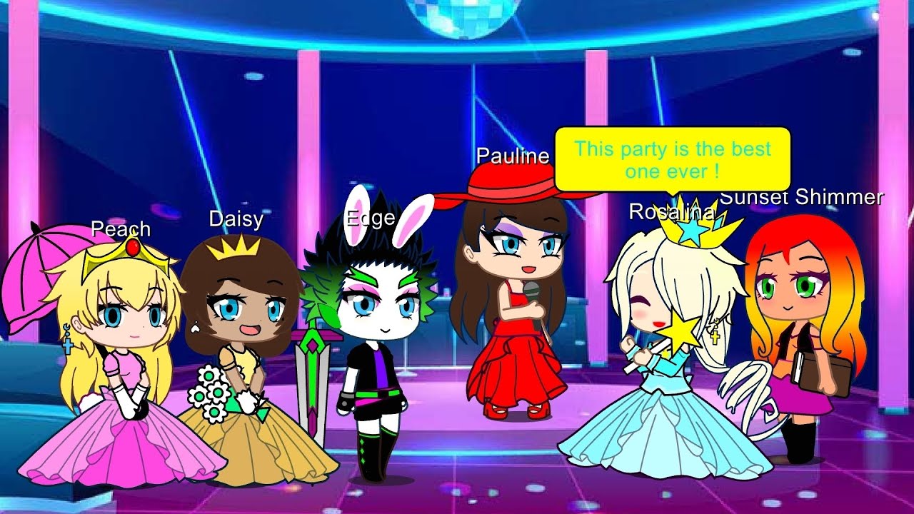 Pauline throws a party ! (Gacha Club) YouTube