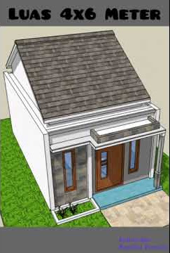 Rumah Minimalis Unik | Ukuran Kecil 4x6 Meter