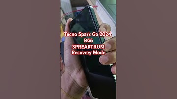 TECNO SPARK GO 2024 BG6 Recovery mode