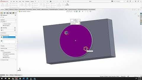 SolidWorks| Shell | Draft | Pattern | Mirror | Move | Copy