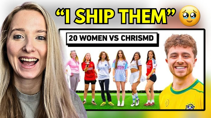 Reaction to 20 WOMEN VS 1 YOUTUBER: Football Edition (chrisMD)