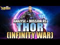 Mission rs  analyse  reco  thor infinity war  marvel strike force