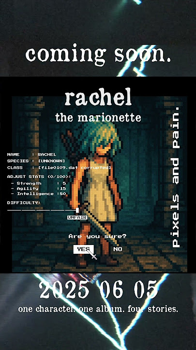 Pixels and Pain – Rachel The Marionette | Album Teaser #AltRock