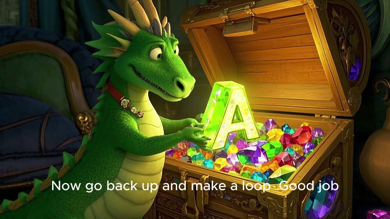 ABC Dragon Adventure! 🐉✨ | Learn Arabic & English Letters in 7 Minutes! | Alphabet Cartoon for Kids