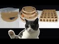 DIY cat toys from cardboard, very simple and fun