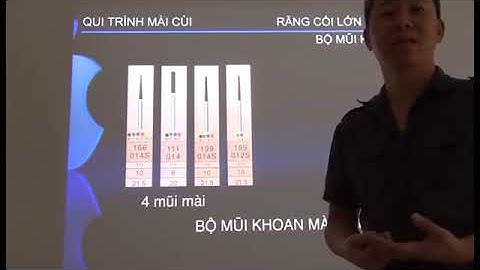 14 quy trình mài cùi răng cối lớn