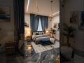 Modern Bedroom Transformation Using Metallic Epoxy #epoxyfloor #interiordesign #madarauchiha