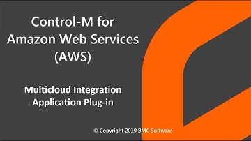 Control-M for Amazon Web Services (AWS) Application Plug-in