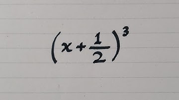 Expansion of (x+1/2)^3 || a plus b whole cube || (a+b)³=a³+3a²b+3ab²+b³ ||Algebraic Identity