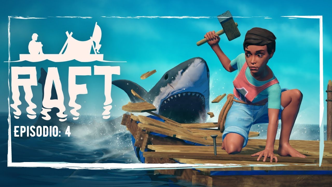 Raft. Gameplay Español. Coop con Aile. Ep 4 Parrilla, desalinizadora y ...