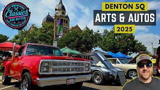 Denton Arts & Autos 2025 | Best Classic Cars & Trucks on the Historic Denton Square