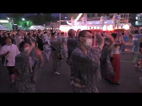 音頭あなたの出番　2022年浅草東本願寺盆踊り９　東京都台東区