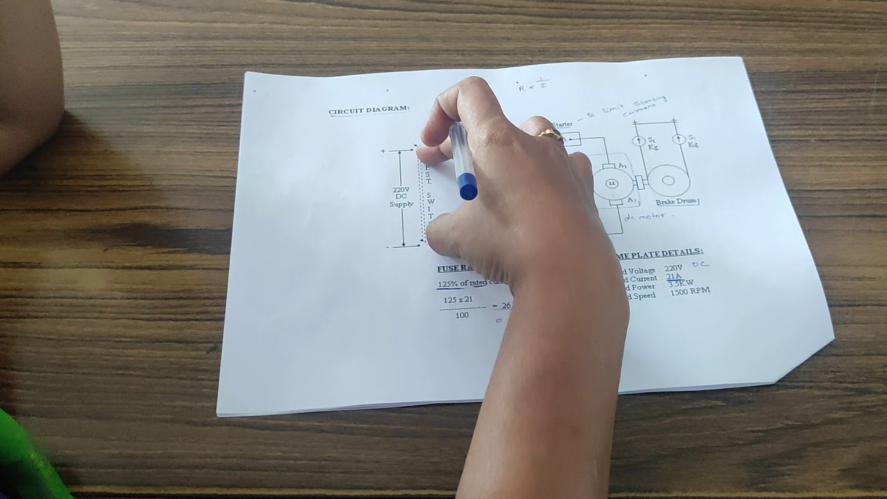 load test on DC shunt motor