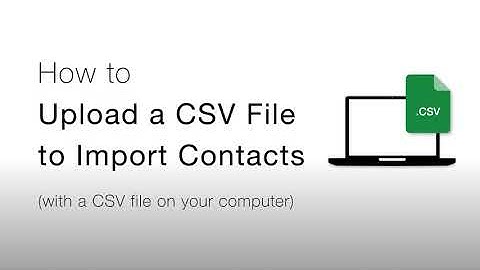 Import Contacts and Groups to the Reach App from CSV File Stored on Your Computer